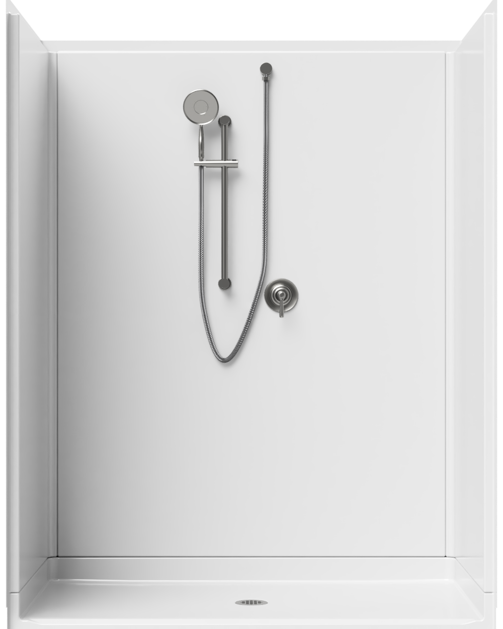 4-Piece Roll-in Shower