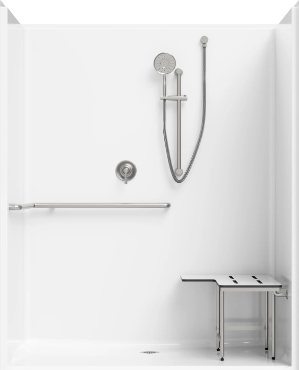 5 Roll-In Shower