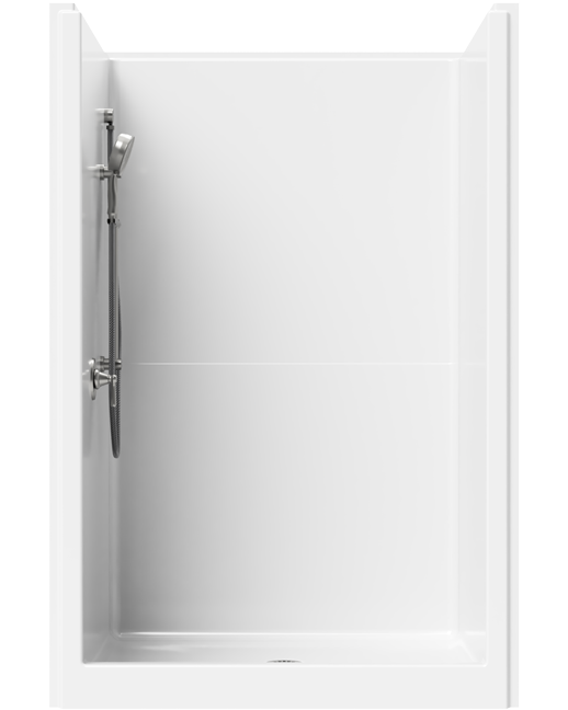 4 Shower with Return Flanges
