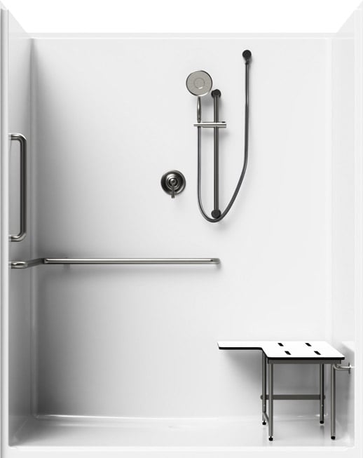 5 Roll-In Shower